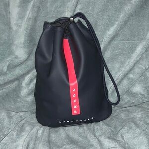 Prada Cosmetic drawstring Pouch. Work, travel and home.